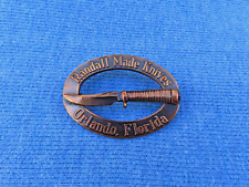 Randall Made Knives - Vintage & Original Metal Hat Lapel Pin - Great Condition picture