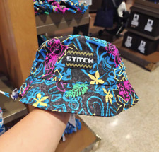 Authentic Disney parks shanghai disneyland Stitch bucket Hat cap New with Tag picture