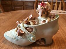 Vintage Beatrix Potter Old Lady Who Lived in a Shoe Collectible Bank 8 in. long picture