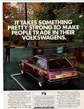 Purple 1972 AMC GREMLIN Car Print Ad ~ Something Strong People Trade in VW picture