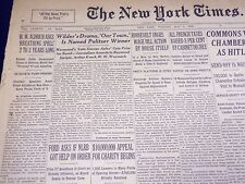 1938 MAY 3 NEW YORK TIMES - WILDER'S 