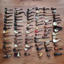 Large Collection Of 80+ Estate Briar And Estate Meerschaum Pipes picture