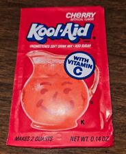 1x Vintage Cherry Kool Aid Packet NOS General Foods Advertising Retro 80's picture