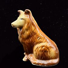 Vintage Ceramic Retriever Figurine Dog Handcrafted Collectibles Brazil 6”T picture