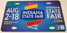 2013 Indiana State Fair Booster License Plate PLASTIC picture