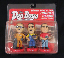THE PEP BOYS Collectible Set of Company Promotion Advertising BobbleHead Figures picture