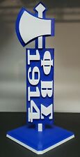 Phi Beta Sigma Fraternity Axe Desktop Tower Display (Style 1) picture
