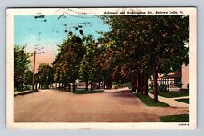 Bellows Falls VT-Vermont, Atkinson And Rockingham, Vintage c1947 Postcard picture