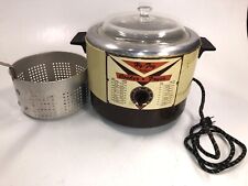 Vintage HY FRY Automatic Electric Cooker Fryer #M-200 Made in USA Works picture