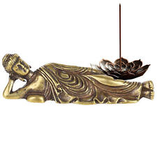 Retro Brass Reclining Buddha Sculptures Faith Home Accessories Buddha Figurines picture