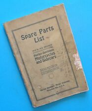 Original 1912-18 Harley Spare Parts List Catalog Manual Book 7D 8E 10F 16J 18JB picture