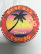 Sun Cruz Casino Florida $5 Poker Chip picture