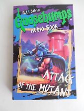 Vintage 1990s Goosebumps Audio Book Cassette Tape Attack of the Mutant RL Stine picture