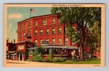 Plattsburg NY-New York, Hotel Witherill, Advertising, Vintage Souvenir Postcard picture