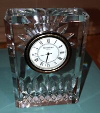 Vintage Waterford crystal clock 4 inches tall￼ picture