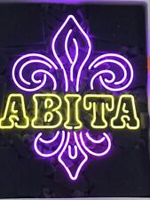 Abita Beer Neon Light Sign Bar Wall Hanging Handcraft Glass Artwork 19