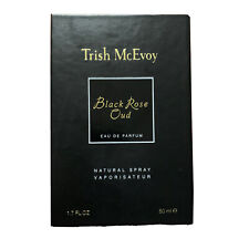 EMPTY Trish McEvoy Black Rose Oud 1.7oz Refillable Spray Bottle w/Box picture