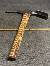 Vintage US Army 1945 Diamond Calk Maddox With Custom Hand Hewed Hickory Handle picture
