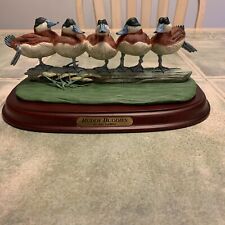 Ruddy Buddy Danbury Mint Duck Sculpture on Wood Stand by Art Lamay picture