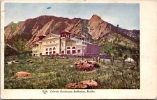 Postcard Colorado Chautauqua Auditorium in Boulder, Colorado picture
