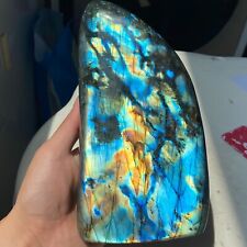 4.69LB Natural Large Gorgeous Labradorite Quartz Crystal Stone Specimen Healing picture