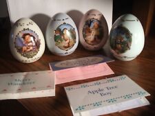 Danbury Mint M.J. HUMMEL porcelain eggs 4 with paperwork picture