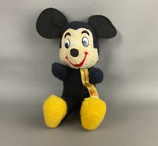 Antique Mickey Mouse Plush Doll with Music Box Vintage Disney 1950’s picture