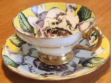 Taylor & Kent Cabbage Roses Teacup and Saucer Vintage Beauty picture