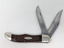 Case XX USA 6265 SAB 1984 6 DOT Vintage Large Folding Pocket Knife Bone Hunter picture