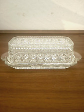 ANCHOR HOCKING Wexford Clear Quarter Pound Covered Butter Dish  picture