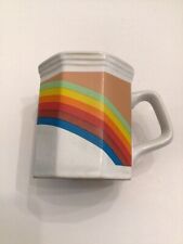 Vintage Rainbow Mug Octagon Shape  picture