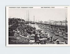 Postcard Fisherman's Fleet Fisherman's Wharf San Francisco California USA picture