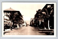 Honolulu HI-Hawaii RPPC, Bishop Street, Real Photo c1930 Vintage Postcard picture
