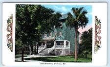 DAYTONA, Florida FL ~ Roadside THE HAMILTON Hotel c1920s I.M. Mabbette Postcard picture