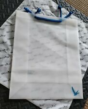 10 GREY GOOSE VODKA THICK HEAVY Frosted Large Gift Event Celebration Bags Rare  picture