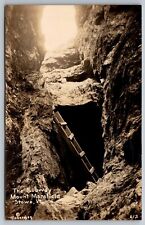 The Subway. Mount Mansfield. Stowe Vermont Real Photo Postcard RPPC picture