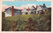 Asheville NC The Manor Inn Hotel Cottages Tudor Revival 1920s Vtg Postcard C16 picture