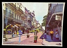 Vintage Continental Postcard Royal Street Promenade French Quarter New Orleans picture