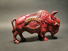 Antique Style Buffalo Gasoline Cast Iron Coin Bank picture