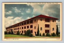 Randolph Field TX-Texas, Outside The Cadet Barracks, Vintage Postcard picture