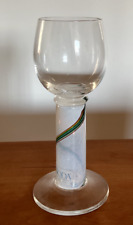 Kosta Boda Post Modern Bertil Vallien 4 oz Wine Glass Rainbow Series NEW 6 5/8