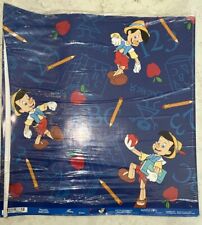 Vintage Disney WRAPPING PAPER Pinocchio 25 Sheets Scrapbooking RMDCL209 School picture