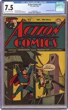 Action Comics #77 CGC 7.5 1944 0700805003 picture