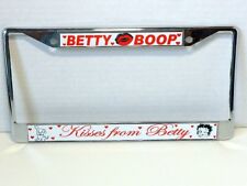 BETTY BOOP LICENSE PLATE FRAME KISSES FROM BETTY DESIGN picture