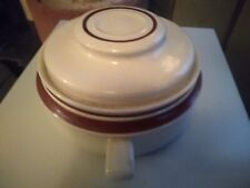 Vintage Contemporary Chateau Hand Painted Stoneware Pot Used Condition, Japan  picture