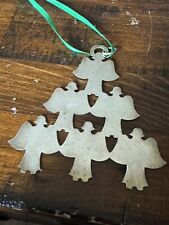 Retired James Avery Sterling Angel Christmas Ornament  picture