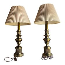 Vintage Pair of Stiffel or Dutch Style 3 Way Table Lamps picture
