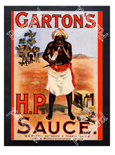 Historic Garton's HP Sauce 1910 Advertising Postcard picture