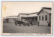 c1920's Administration Building Base Hospital Camp Devens Ayer MA Postcard picture