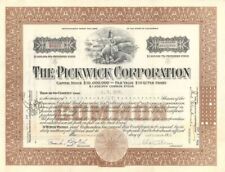 Pickwick Corp. - 1920's-30's Stock Certificate - General Stocks picture